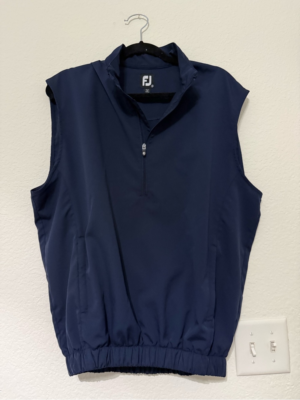 FootJoy Navy Lightweight Sleeveless Half-Zip Golf Vest